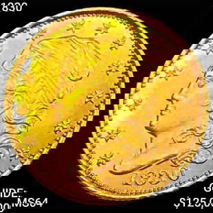 1830 $2.50 Gold Quarter Eagle CHOICE BU: 1830 $2.50 Gold Quarter Eagle
