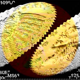 1909-O $5 Gold Half Eagle CHOICE BU