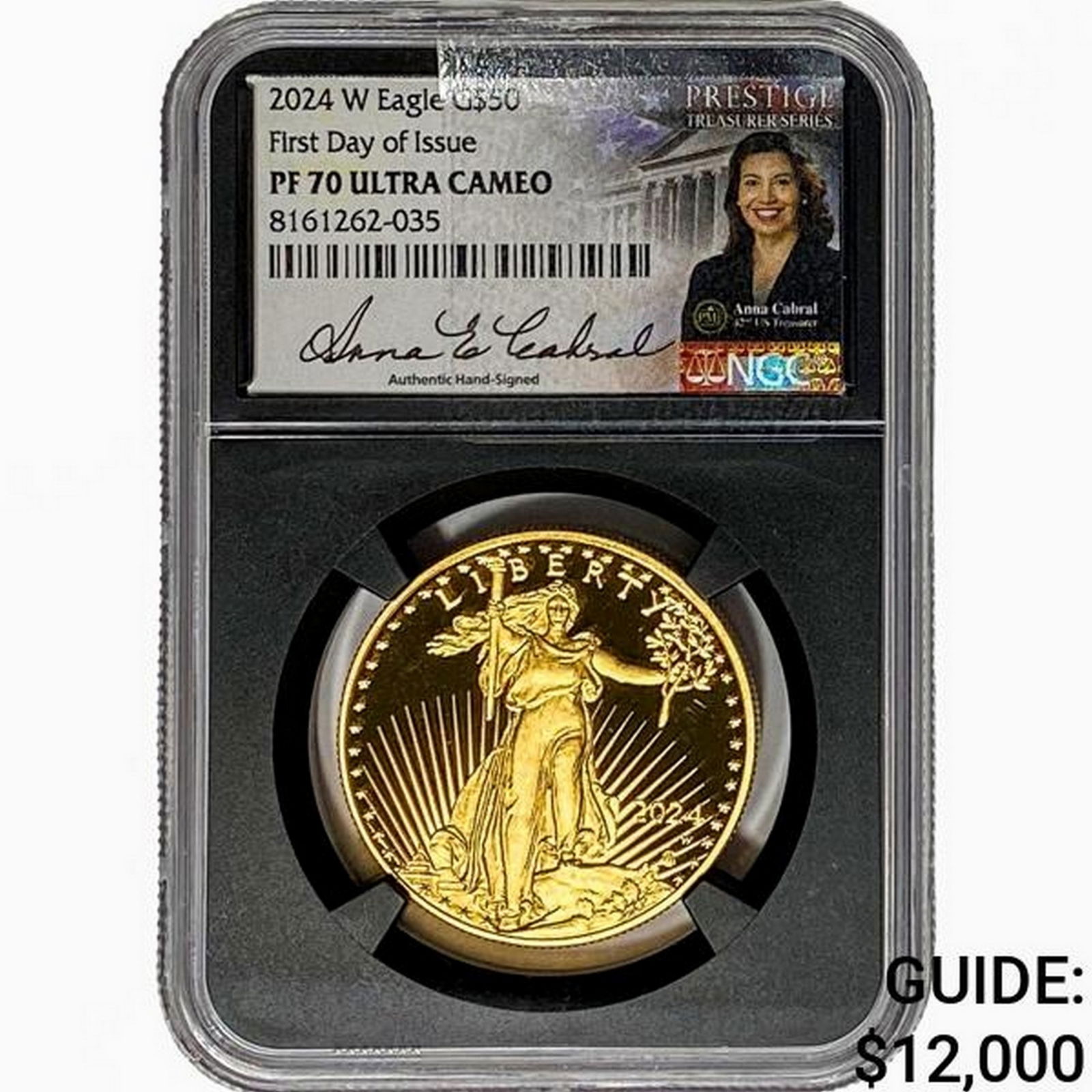 2024 1oz $50 Gold Eagle NGC PF70 UC (1 of 2)