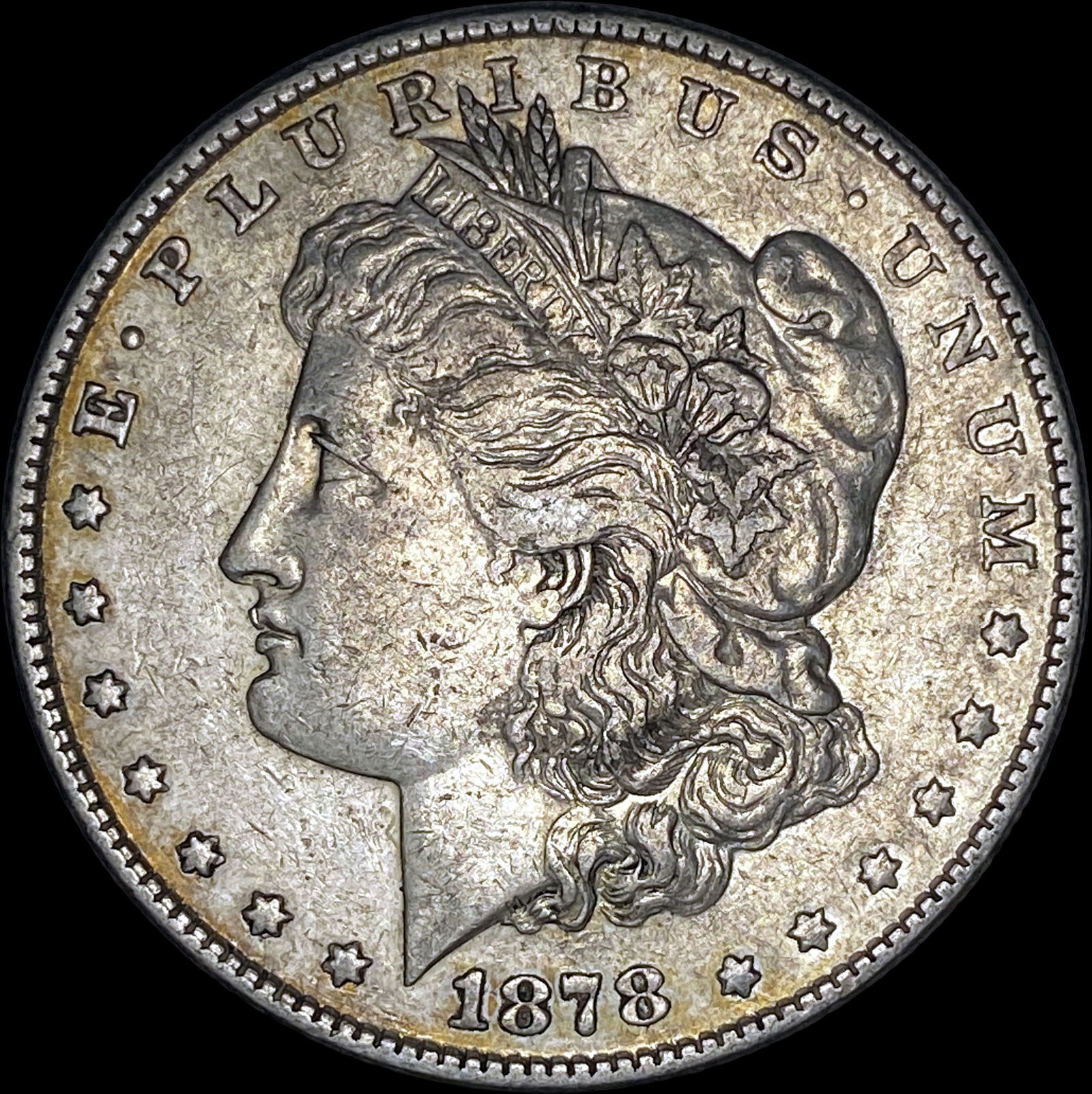 1878 8TF Morgan Silver Dollar CLOSE UNC (1 of 2)