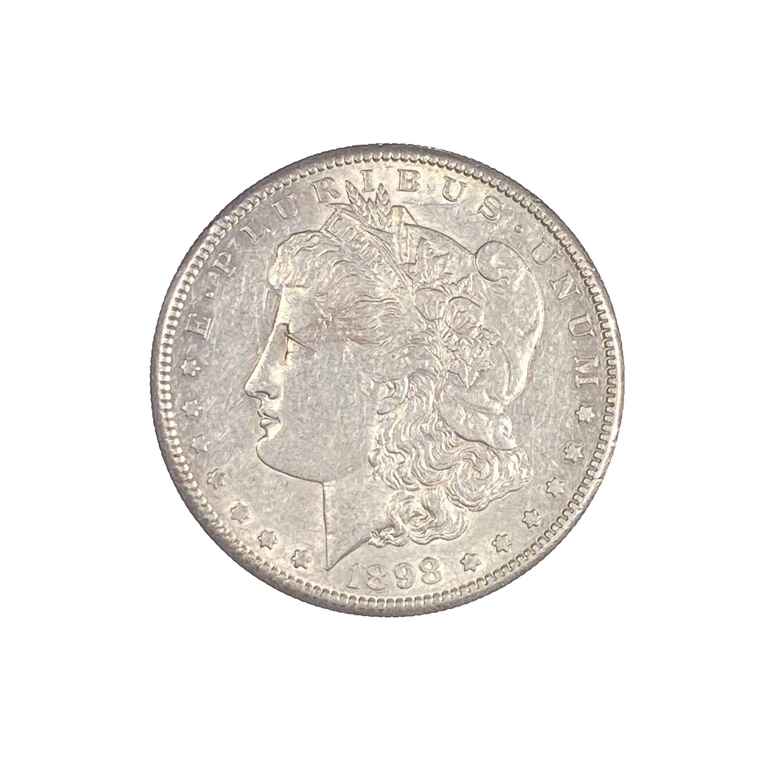 1898-S Morgan Silver Dollar AU (1 of 2)