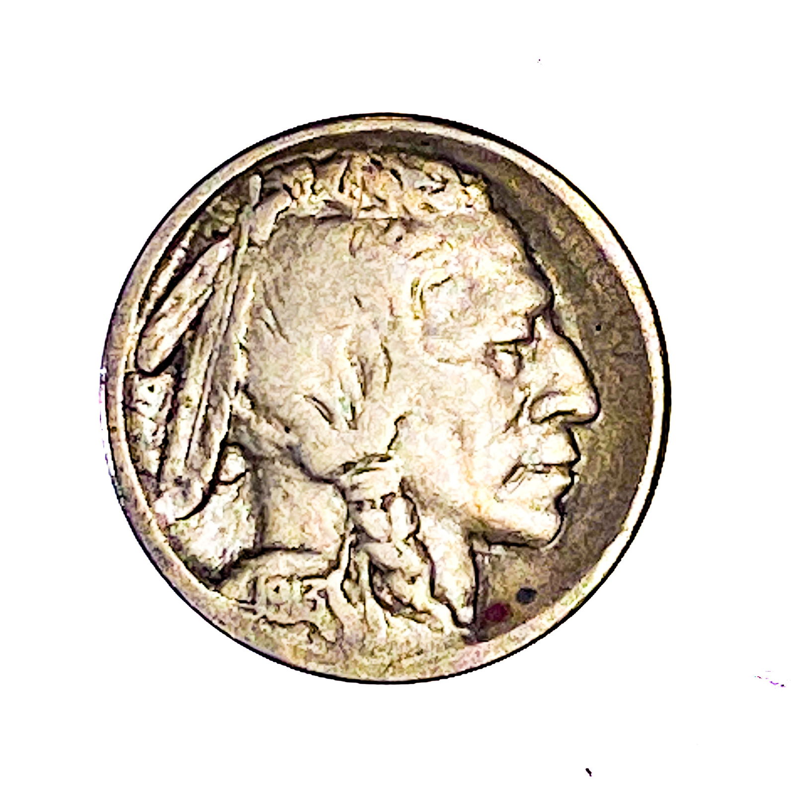1913-S T2 Buffalo Nickel Fine (1 of 2)