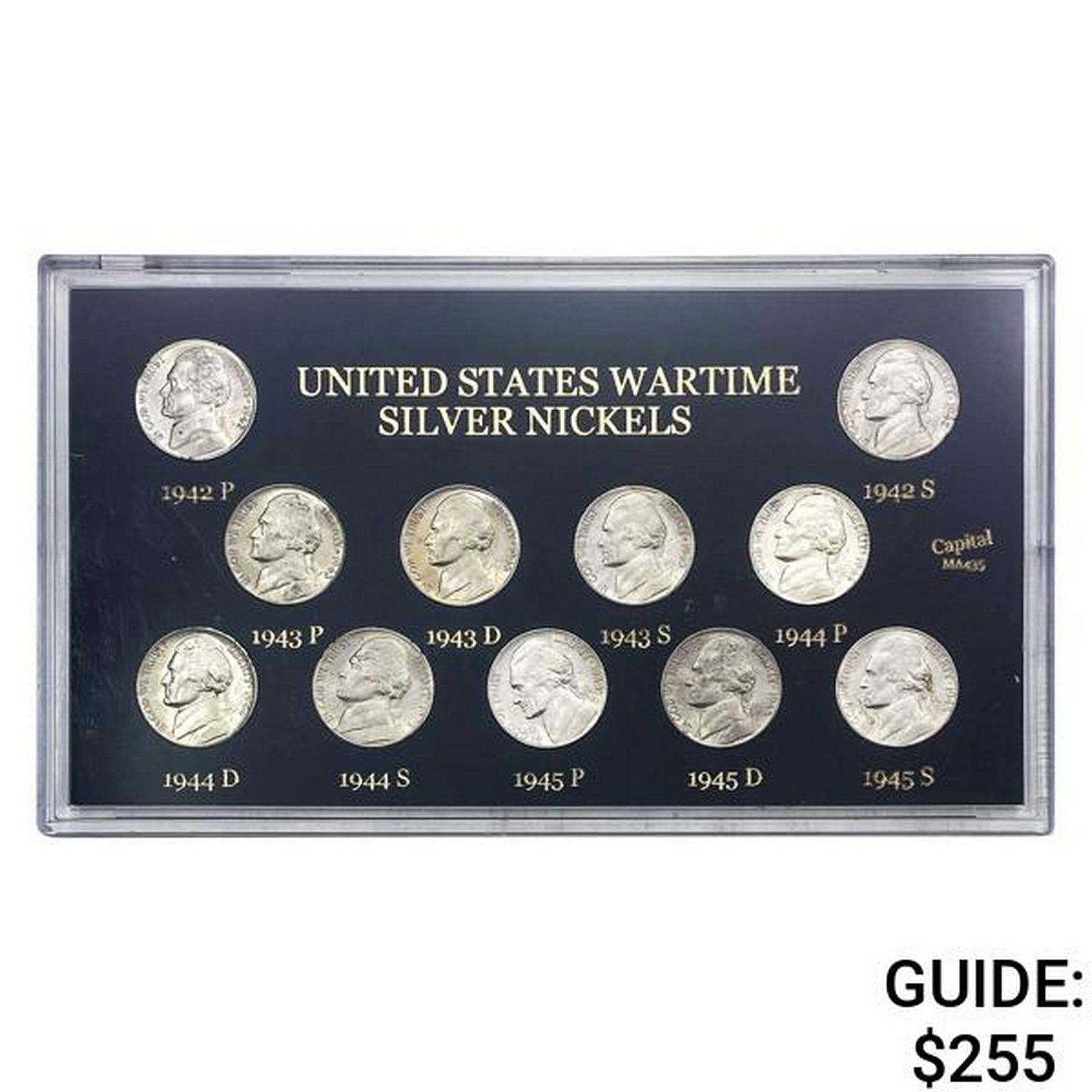 1942-1945 Gem BU Silver War Nickel Set [11 Coins] (1 of 2)