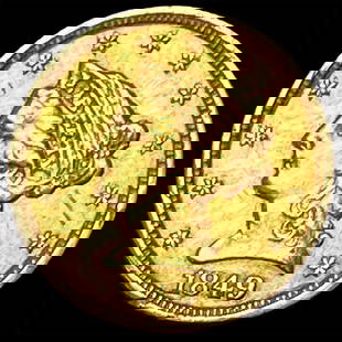 1849 Liberty Head Gold Quarter Eagle $2.50 HIGH GRADE: 1849 Liberty Head Gold Quarter Eagle $2.50 HIGH GRADE