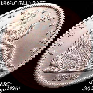 1846-O TALL DATE Seated Liberty Half Dollar UNCIRCULATED: 1846-O TALL DATE Seated Liberty Half Dollar UNCIRCULATED