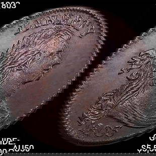 1803 Draped Bust Large Cent CLOSELY UNCIRCULATED: 1803 Draped Bust Large Cent CLOSELY UNCIRCULATED