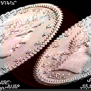 1914-S Barber Quarter CHOICE AU: 1914-S Barber Quarter CHOICE AU