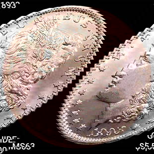 1893 Morgan Silver Dollar CHOICE BU: 1893 Morgan Silver Dollar CHOICE BU