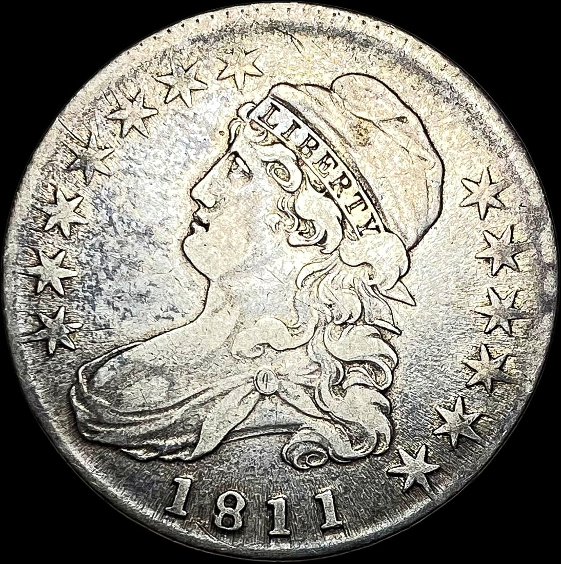 1811 Capped Bust Half Dollar LIGHTLY CIRCULATED (1 of 2)