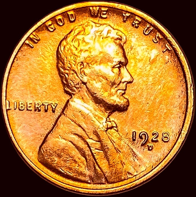 1928-D Lincoln Wheat Cent UNCIRCULATED (1 of 2)