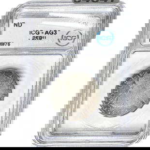 ND Peru Carolus III Silver 2 Reales ICG AG3: ND Peru Carolus III Silver 2 Reales ICG AG3