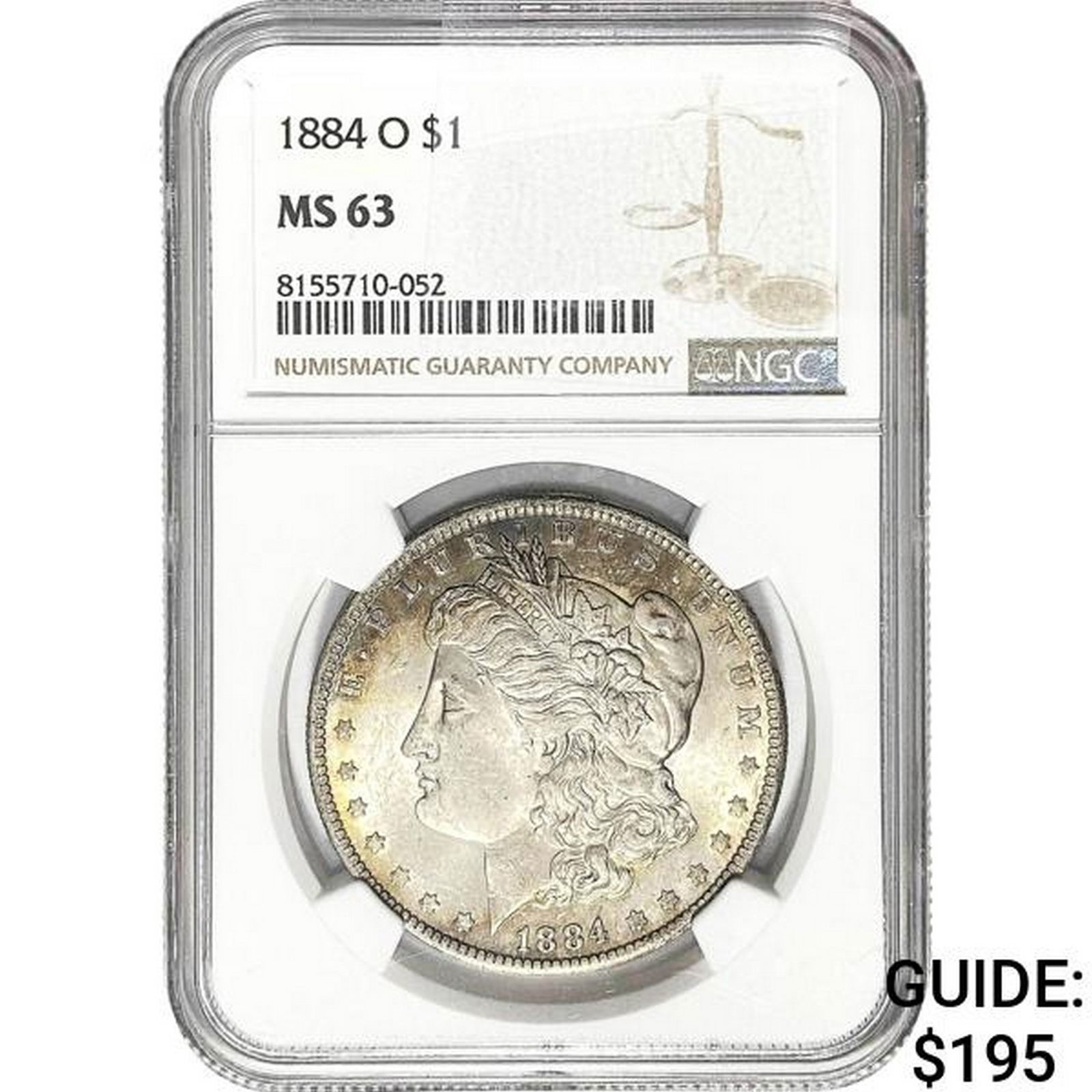 1884-O Morgan Silver Dollar NGC MS63 (1 of 2)