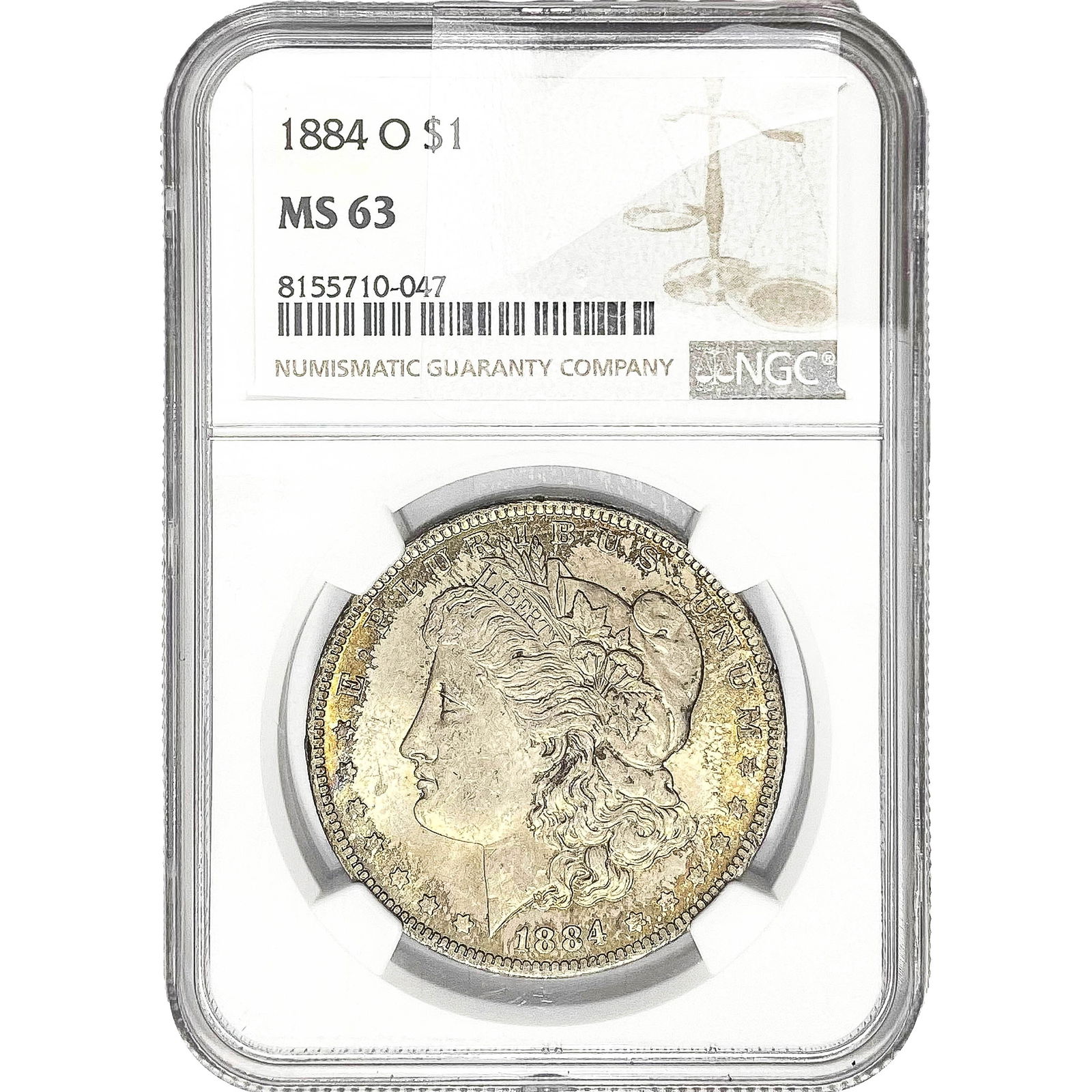 1884-O Morgan Silver Dollar NGC MS63 (1 of 2)