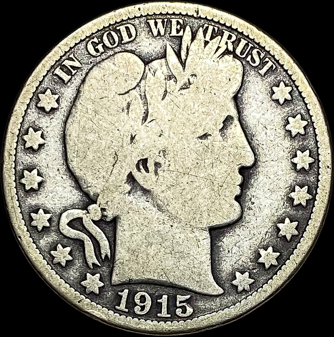 1915 Barber Half Dollar NICELY CIRCULATED (1 of 2)