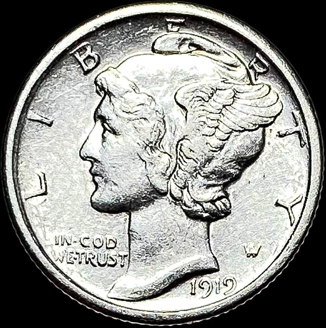 1919 Mercury Dime UNCIRCULATED (1 of 2)