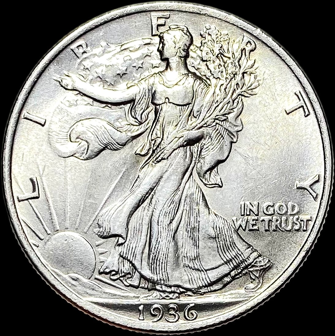 1936 Walking Liberty Half Dollar UNCIRCULATED (1 of 2)