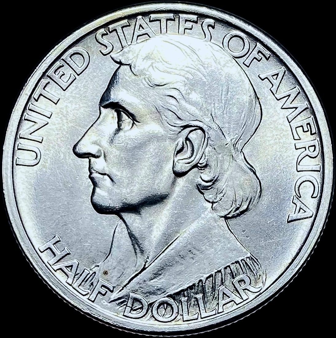 1935 Silver Boone Bicentennial Half Dollar GEM BU (1 of 2)