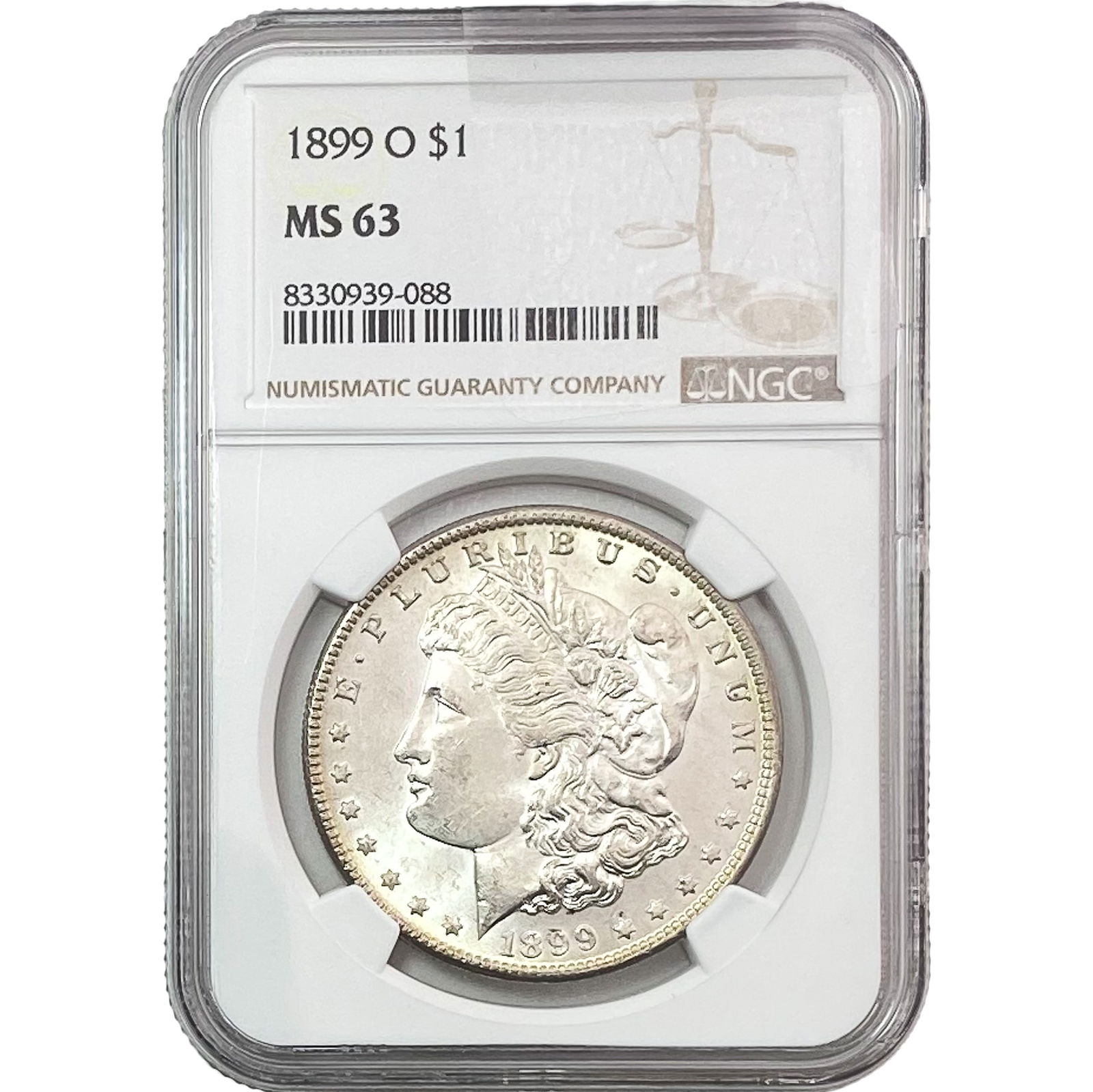 1899-O Morgan Silver Dollar NGC MS63 (1 of 2)