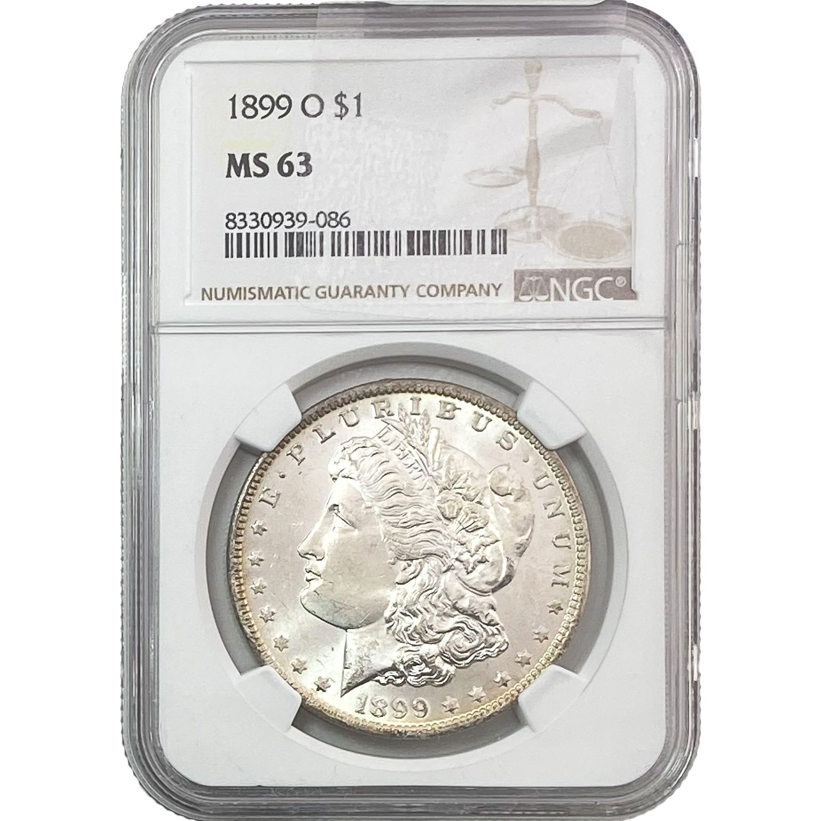 1899-O Morgan Silver Dollar NGC MS63 (1 of 2)
