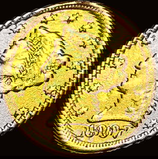 1907 Liberty Head Gold $2.5 Quarter Eagle LIGHTLY CIRCULATED: 1907 Liberty Head Gold $2.5 Quarter Eagle LIGHTLY CIRCULATED