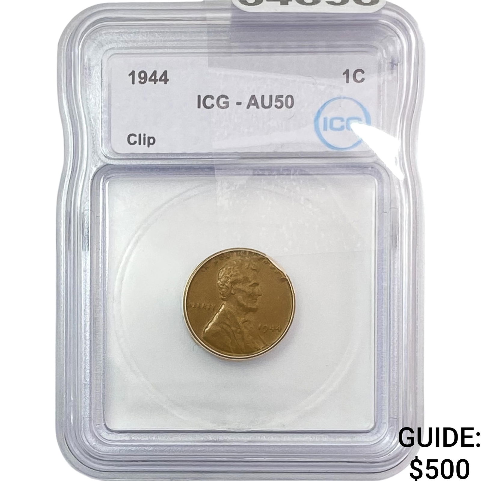 1944 Wheat Cent ICG AU50 Clip (1 of 2)