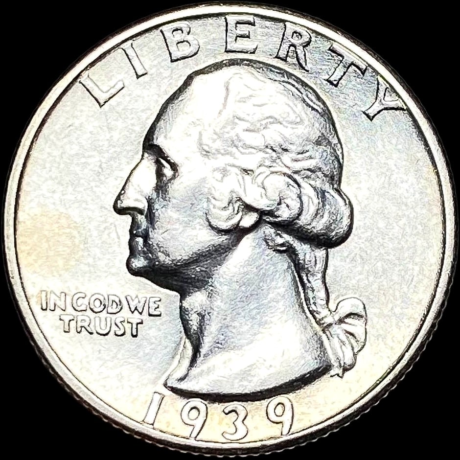 1939-S Silver Washington Quarter LIGHTLY CIRCULATED (1 of 2)