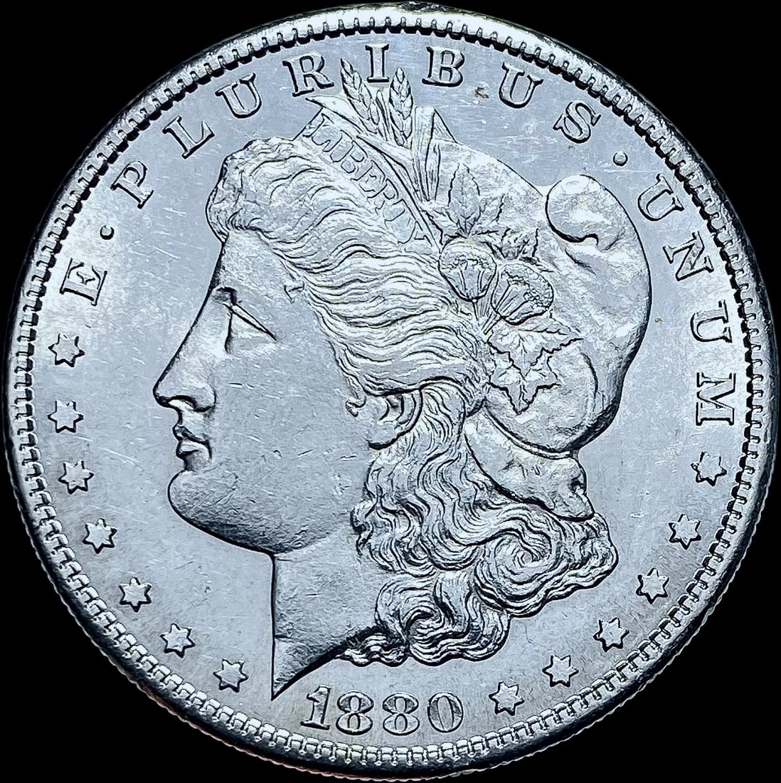 1880-S Silver Morgan Dollar CHOICE BU (1 of 2)