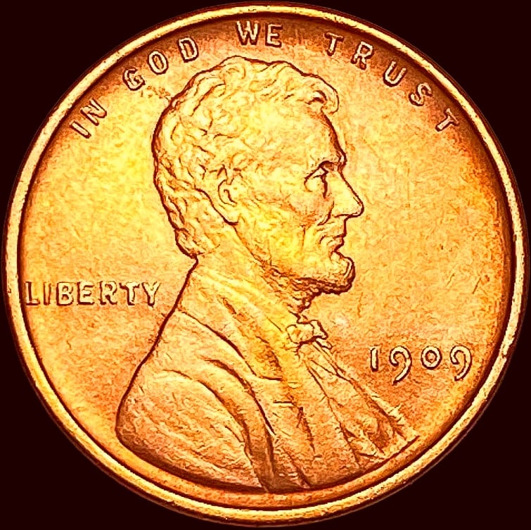 1909 Lincoln Wheat Cent GEM BU (1 of 2)