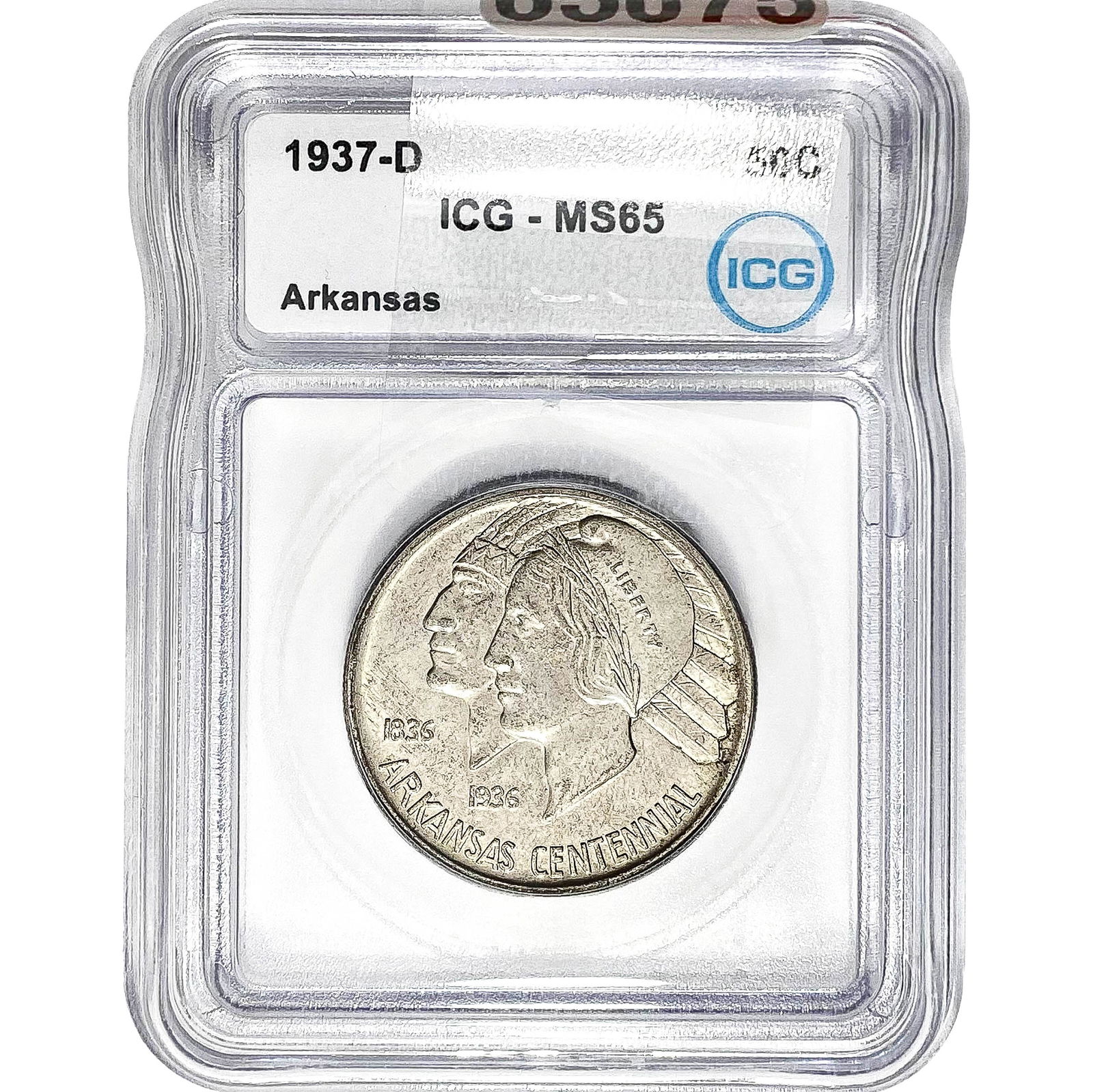 1937-D Arkansas Half Dollar ICG MS65 (1 of 2)