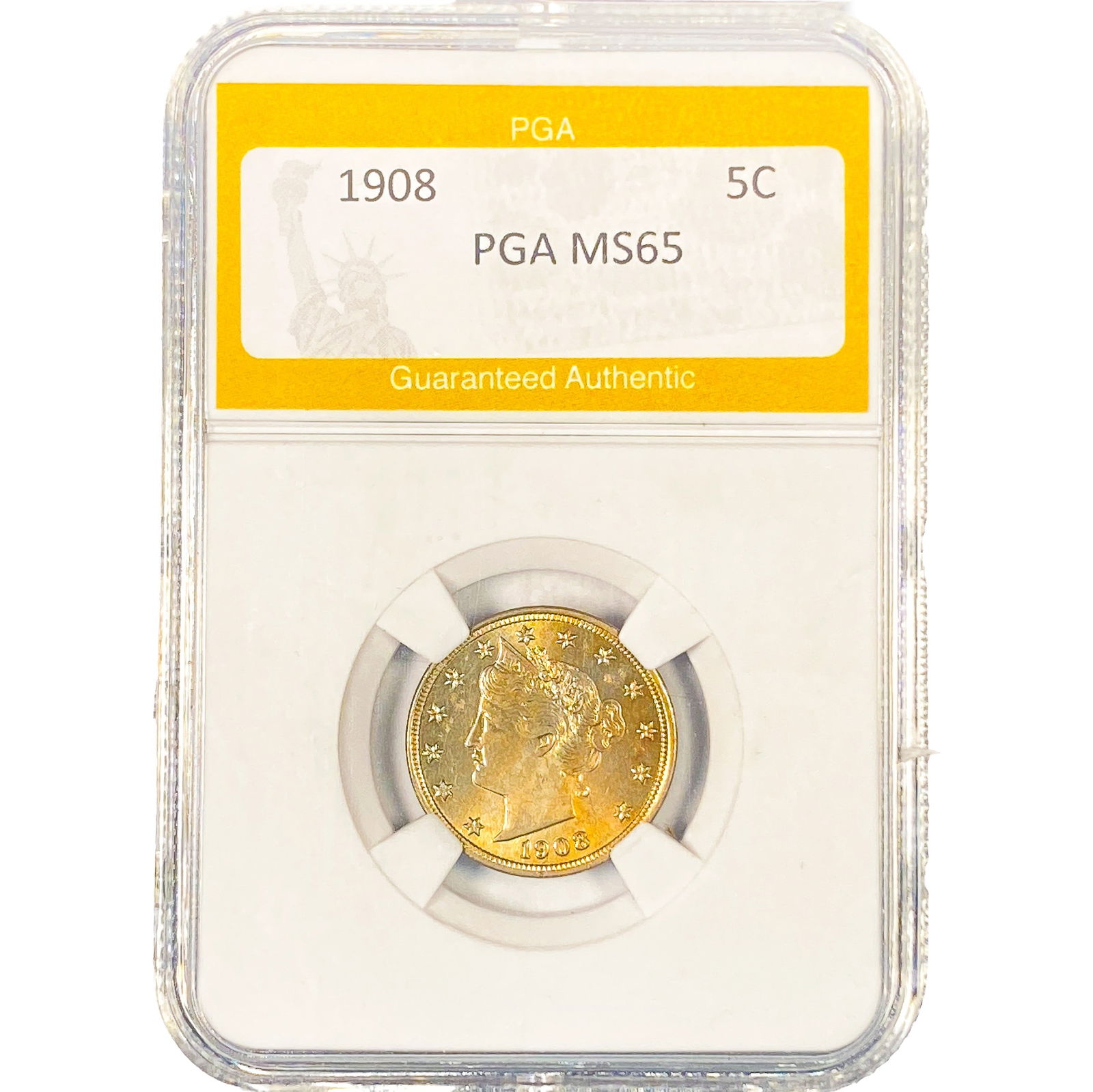 1908 Liberty Victory Nickel PGA MS65 (1 of 2)
