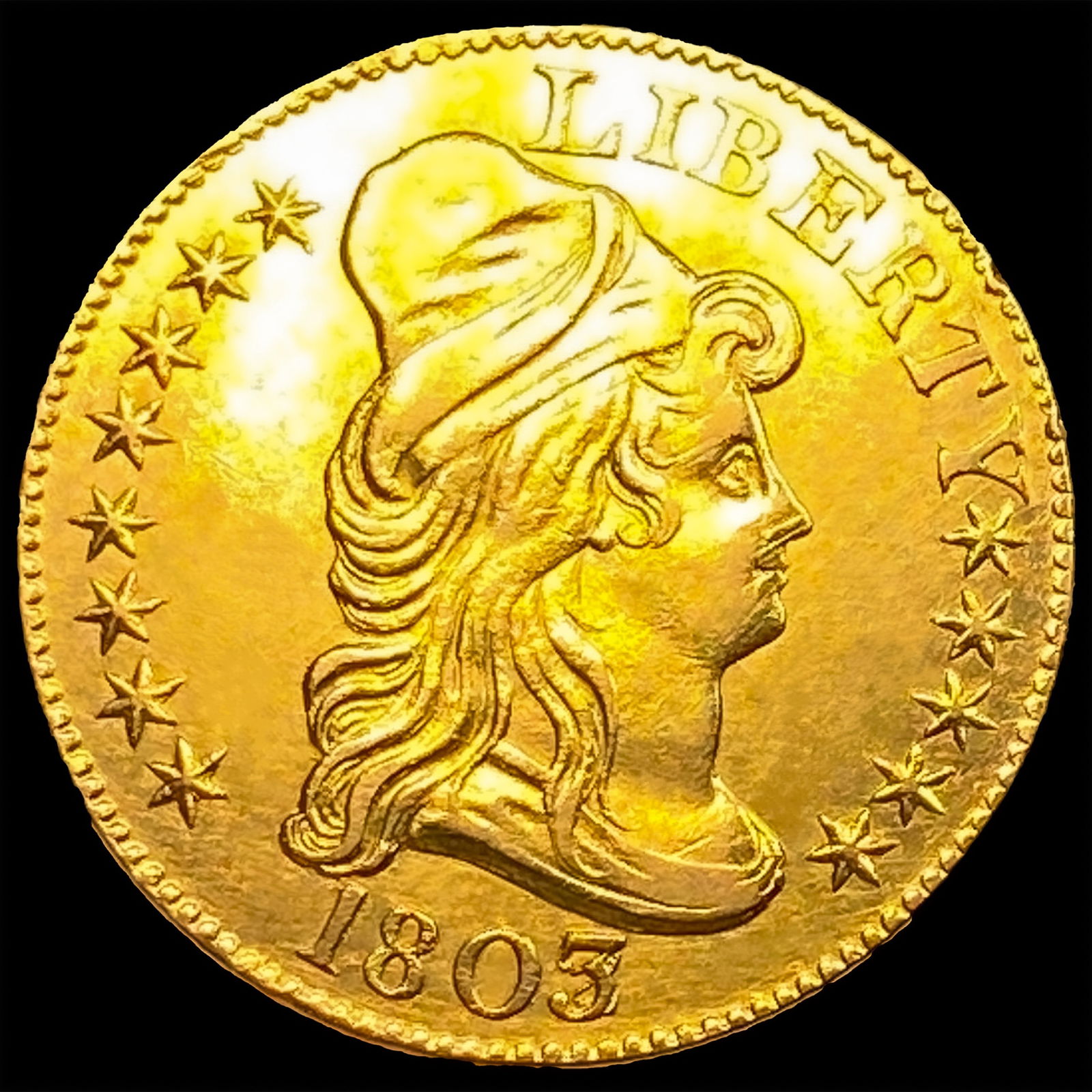 1803/2 $5 Gold Half Eagle UNCIRCULATED (1 of 2)