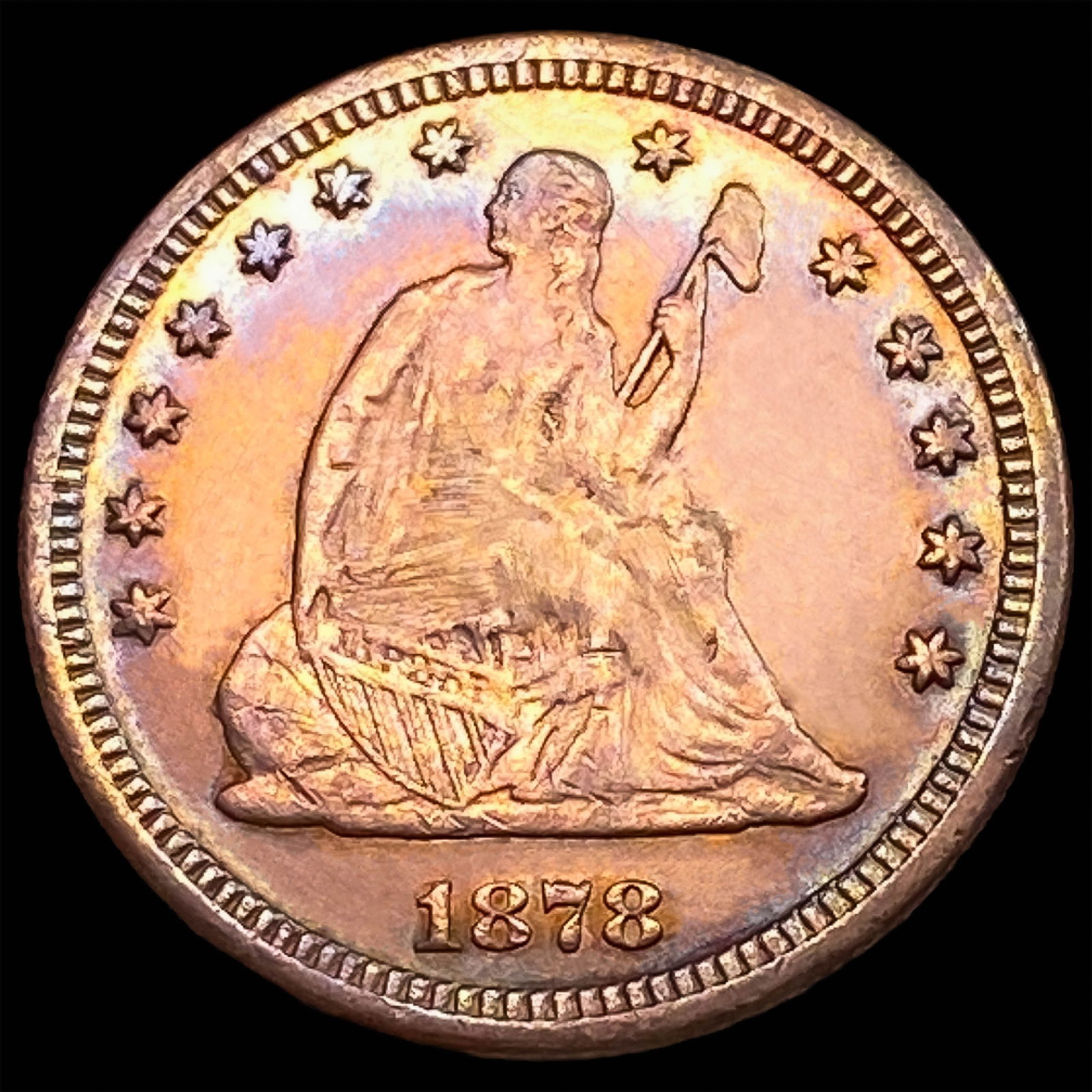 1878-S Seated Liberty Quarter UNCIRCULATED (1 of 2)