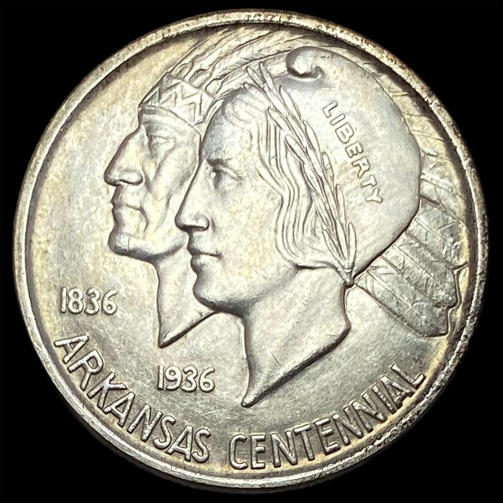 1937 Arkansas Silver Half Dollar GEM BU (1 of 2)