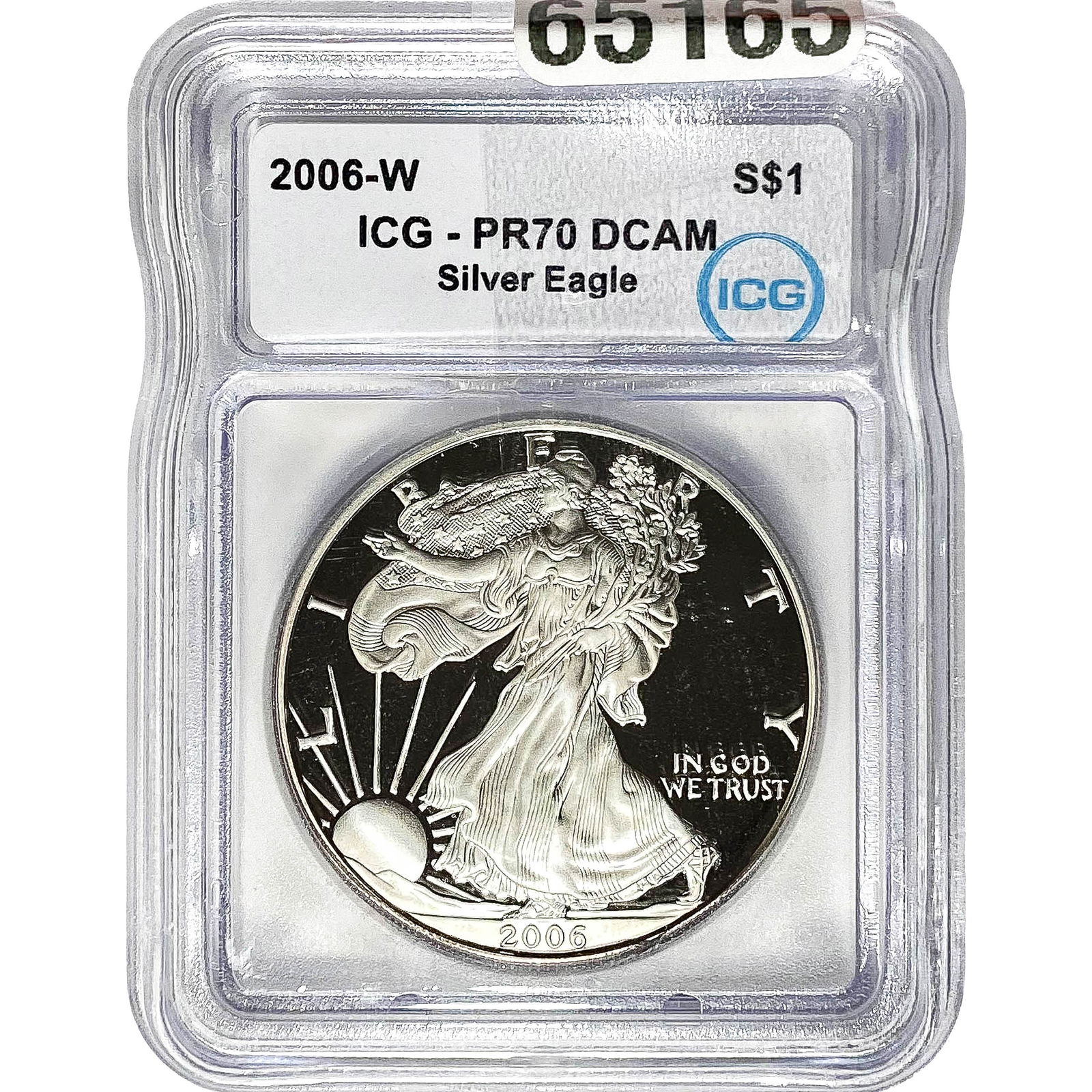 2006-W $1 Silver Eagle ICG PR70 DCAM (1 of 2)