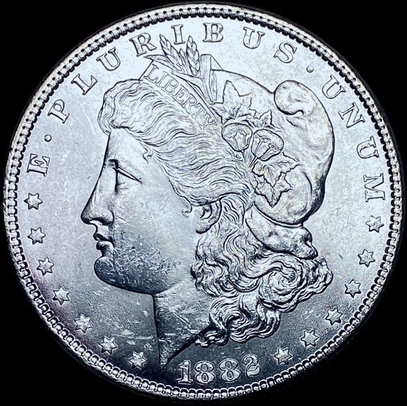 1882 Morgan Silver Dollar CHOICE BU (1 of 2)