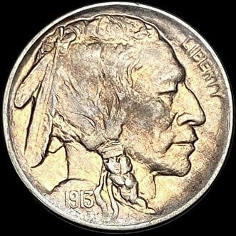 1913-D Buffalo Nickel Type 1 CLOSELY UNCIRCULATED (1 of 2)