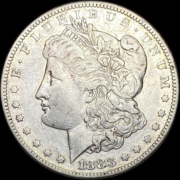 1883-S Silver Morgan Dollar CLOSELY UNCIRCULATED (1 of 2)