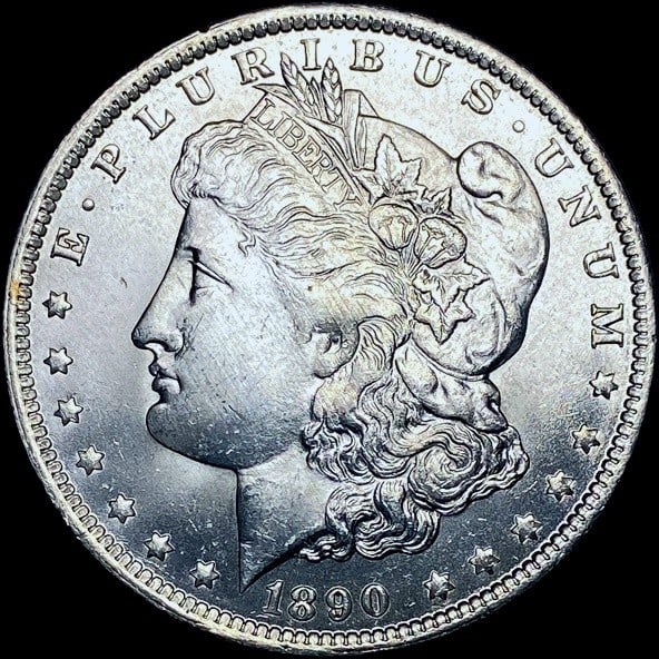 1890-O Morgan Silver Dollar CHOICE AU (1 of 2)