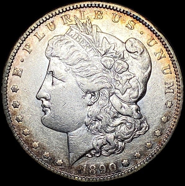1890-CC Silver Morgan Dollar ABOUT UNCIRCULATED (1 of 2)