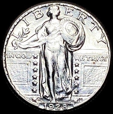 1928-S Silver Standing Liberty Quarter UNCIRCULATED (1 of 2)
