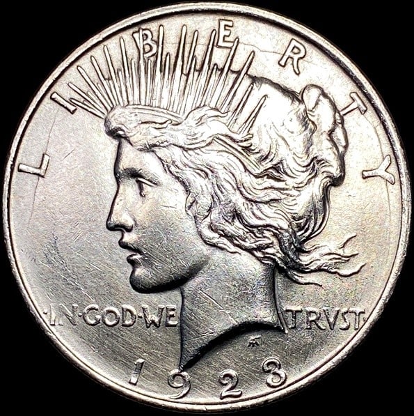 1923-D Silver Peace Dollar UNCIRCULATED (1 of 2)
