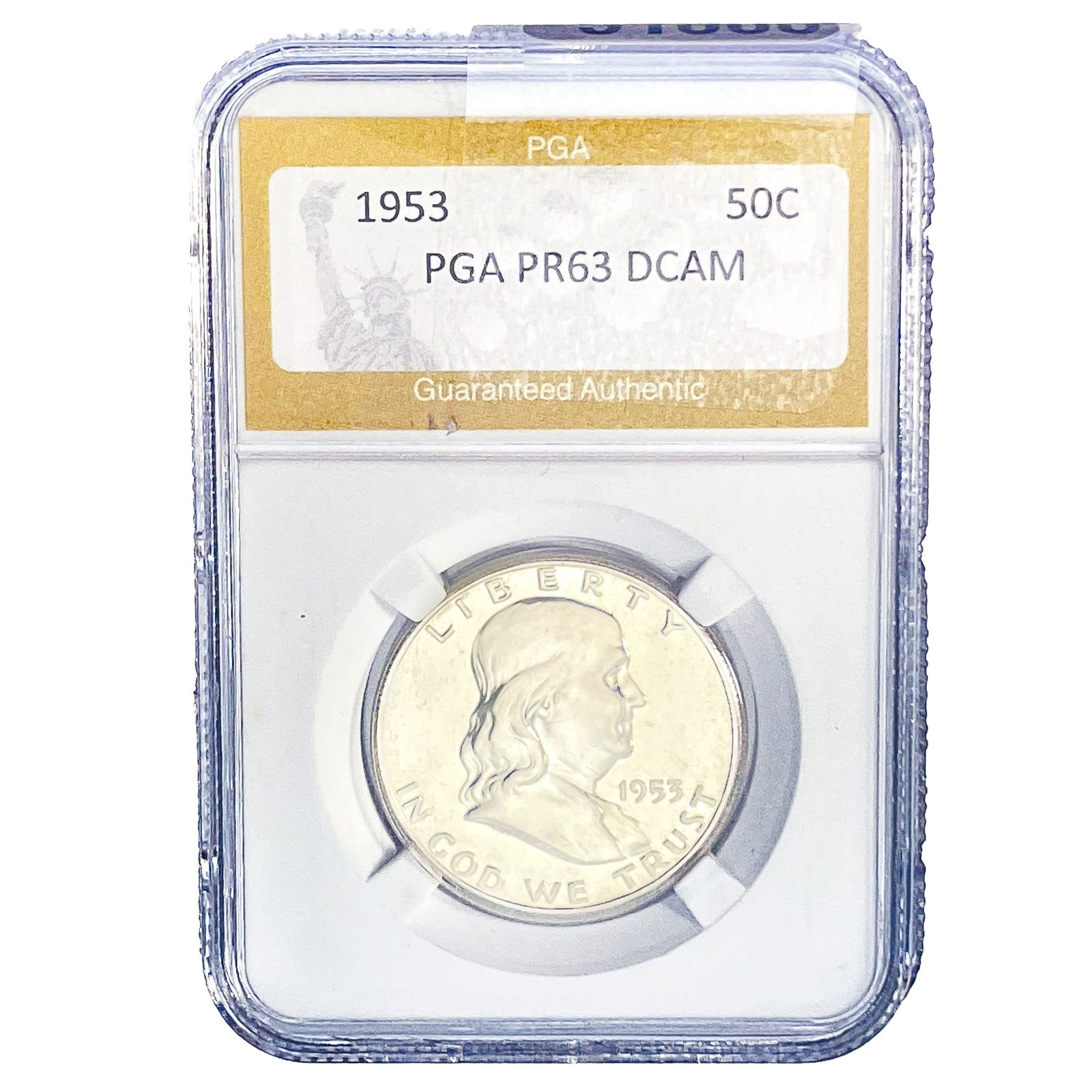 1953 Franklin Half Dollar PGA PR63 DCAM (1 of 2)