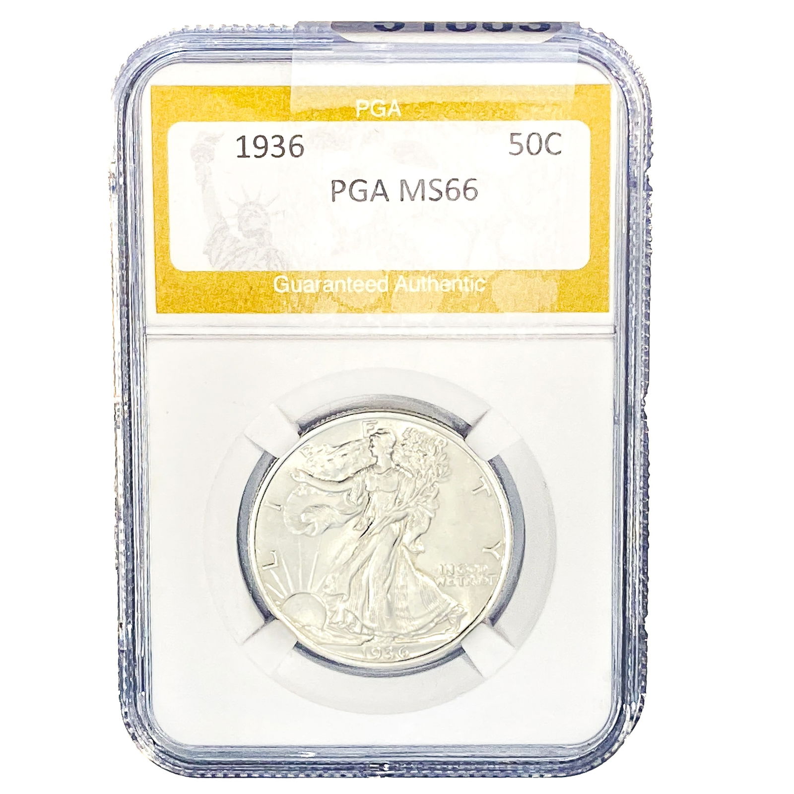 1936 Walking Liberty Half Dollar PGA MS66 (1 of 2)