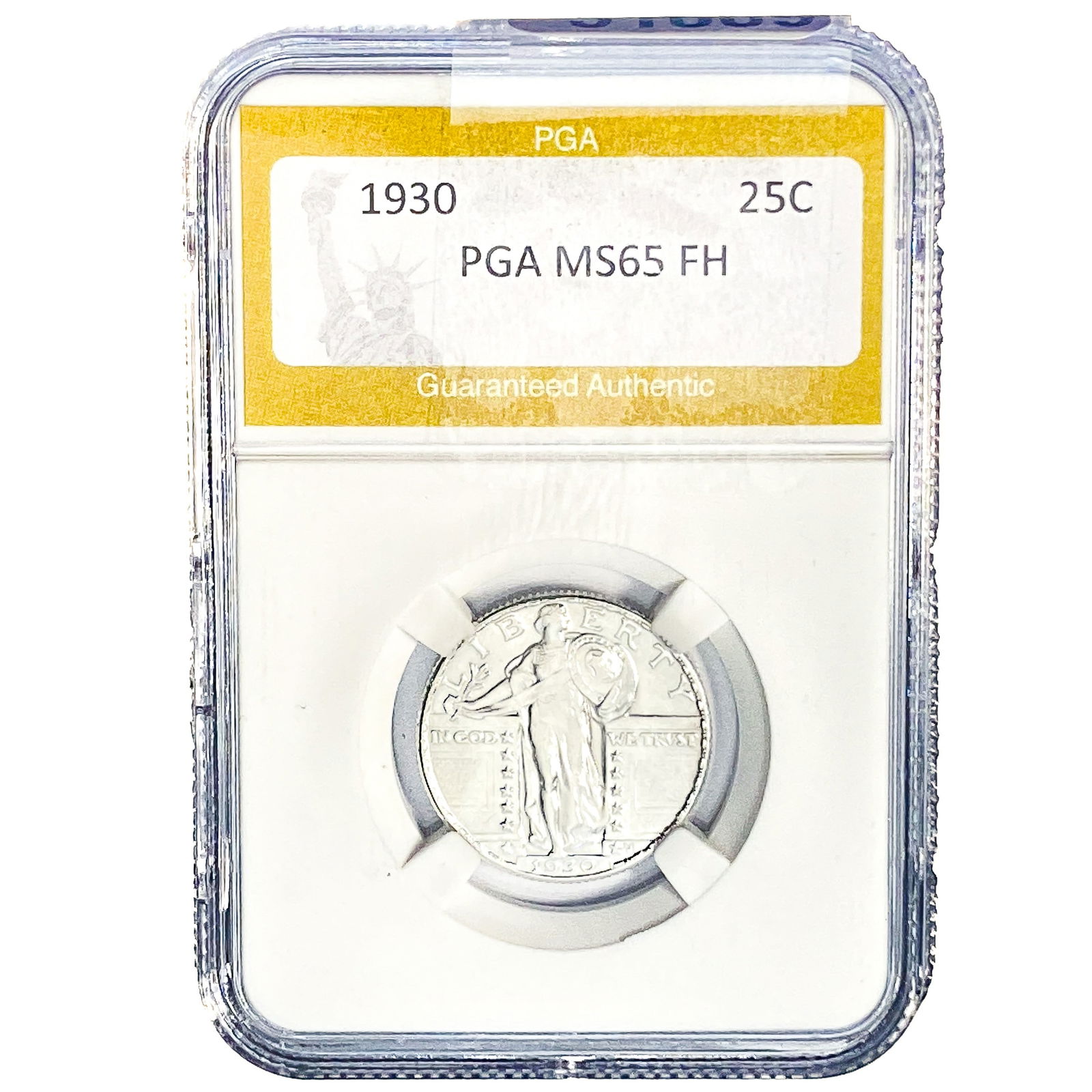 1930 Standing Liberty Quarter PGA MS65 FH (1 of 2)