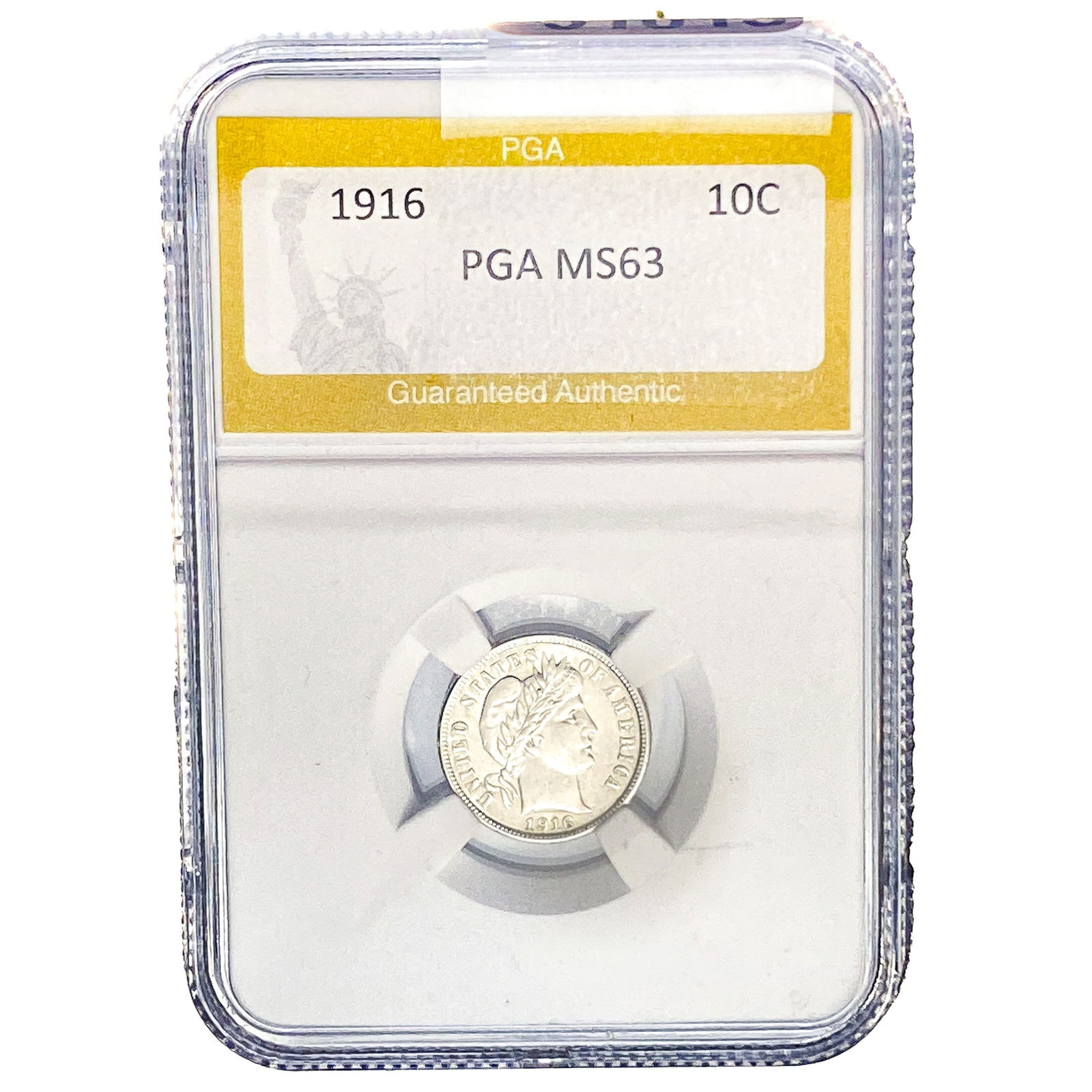 1916 Barber Dime PGA MS63 (1 of 2)