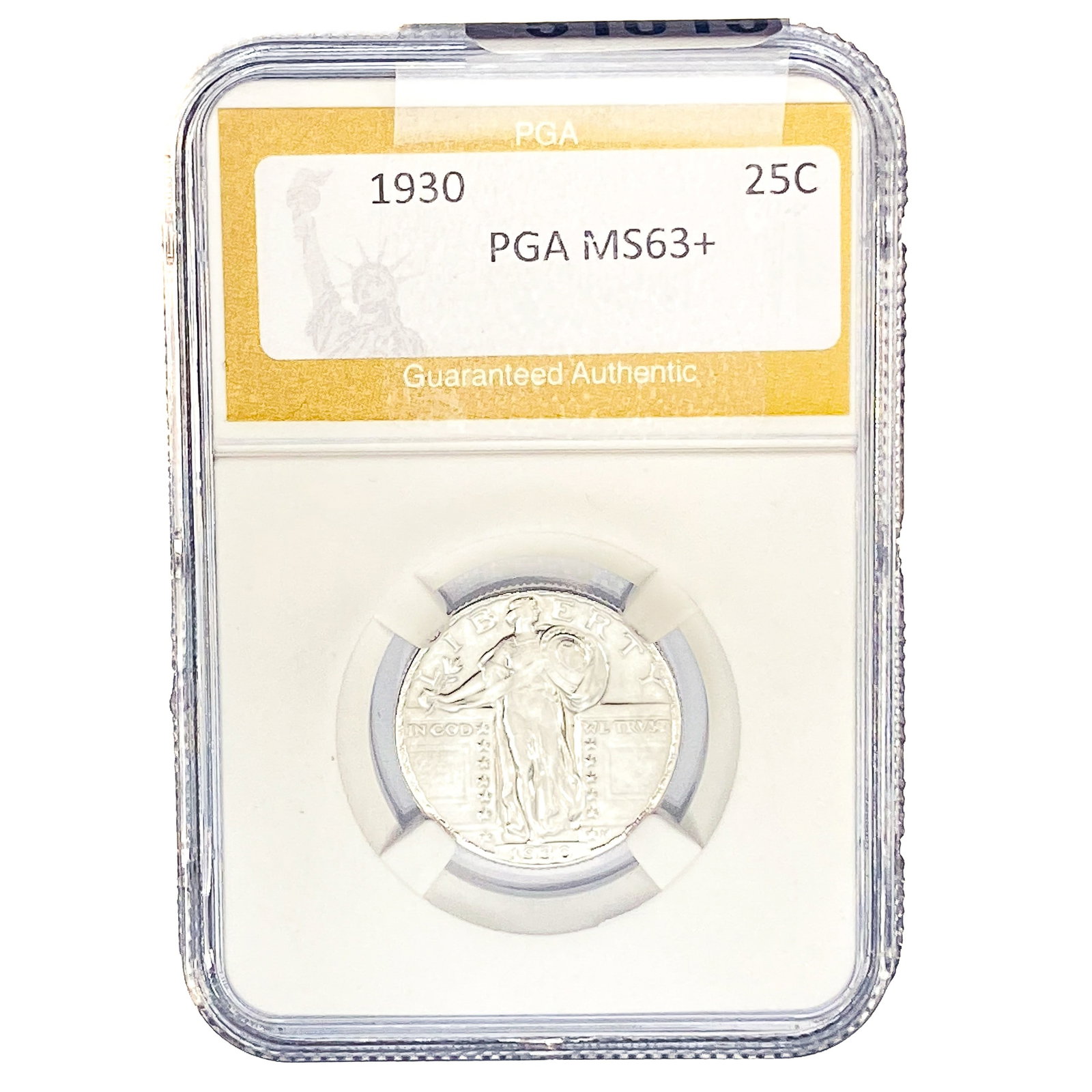 1930 Standing Liberty Quarter PGA MS63+: 1930 Standing Liberty Quarter PGA MS63+