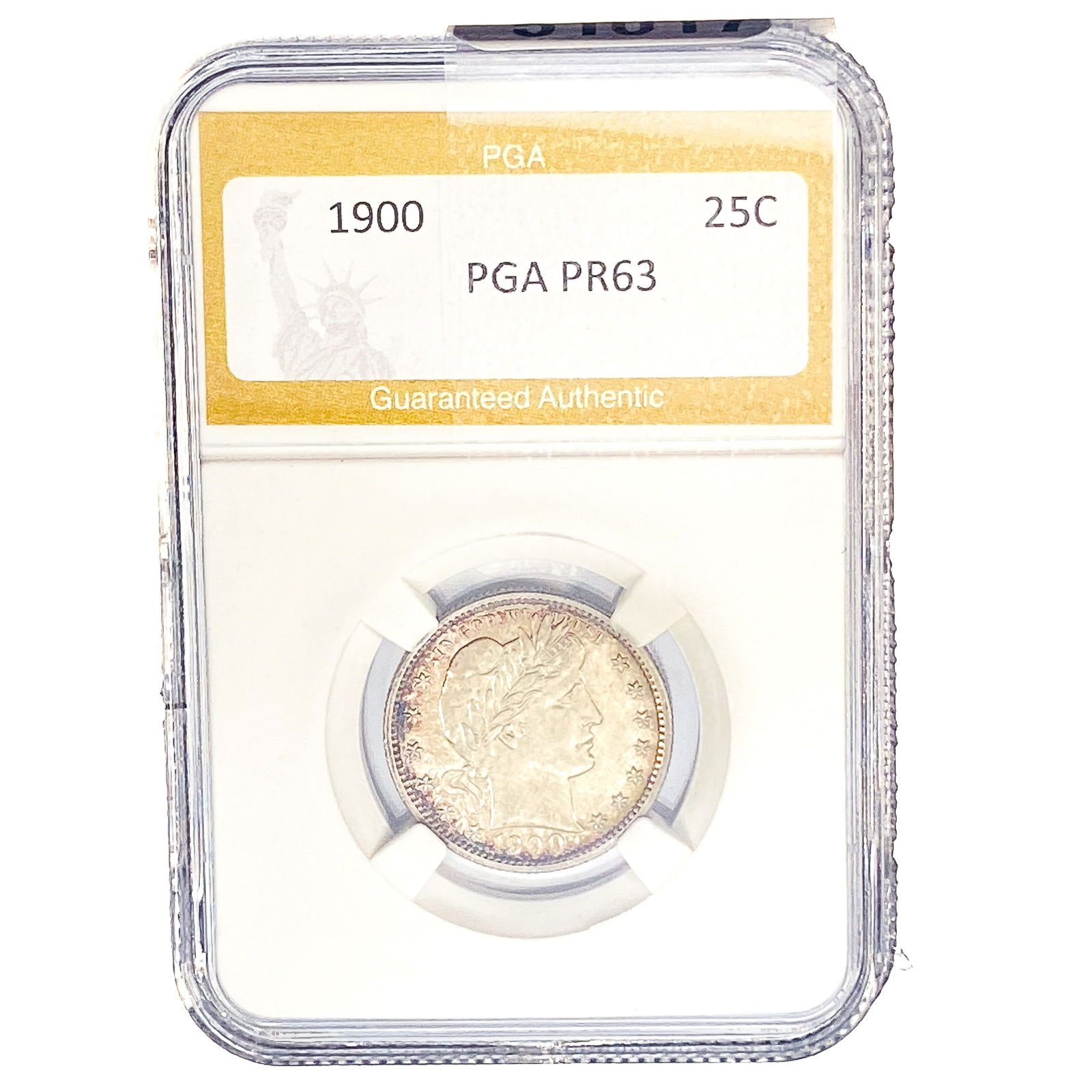 1900 Barber Quarter PGA PR63 (1 of 2)