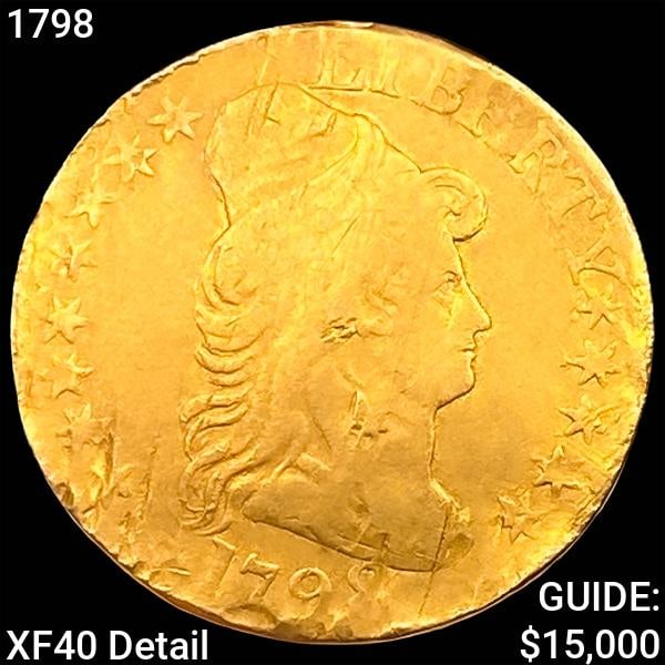 1798 $5 Gold Half Eagle NEARLY UNCIRCULATED (1 of 2)