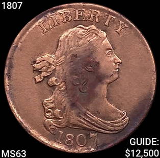 1807 Draped Bust Half Cent CHOICE BU: 1807 Draped Bust Half Cent CHOICE BU