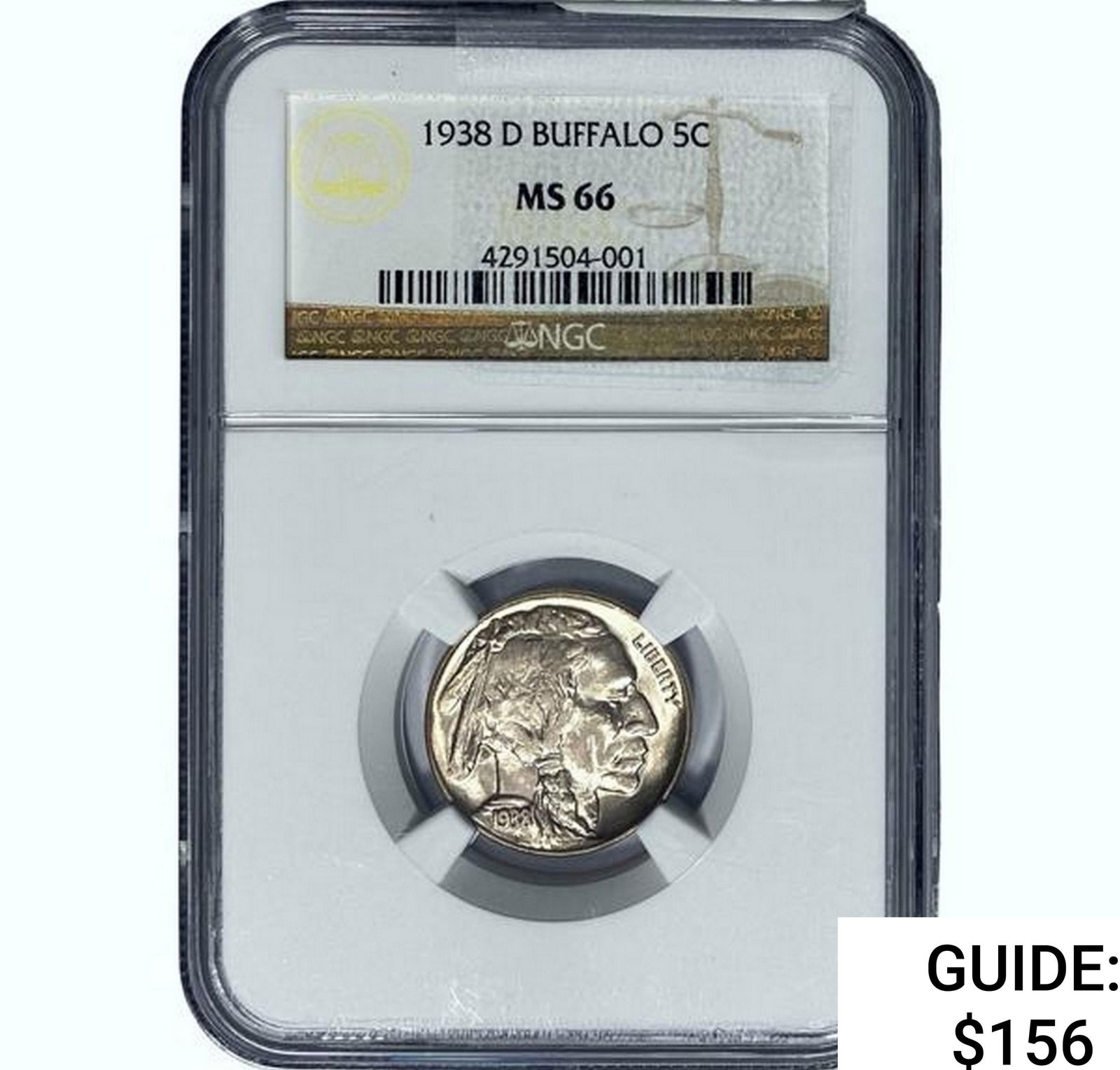 1938-D Buffalo Nickel NGC MS66 (1 of 2)